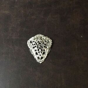 Vintage scarf, clip, or clip on brooch